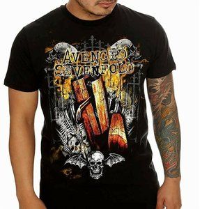 Avenged Sevenfold Coffin A7X metal rock Official T-Shirt 2XL NWT